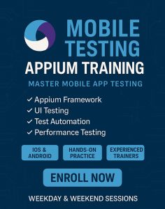 Appium Training in Vizag 